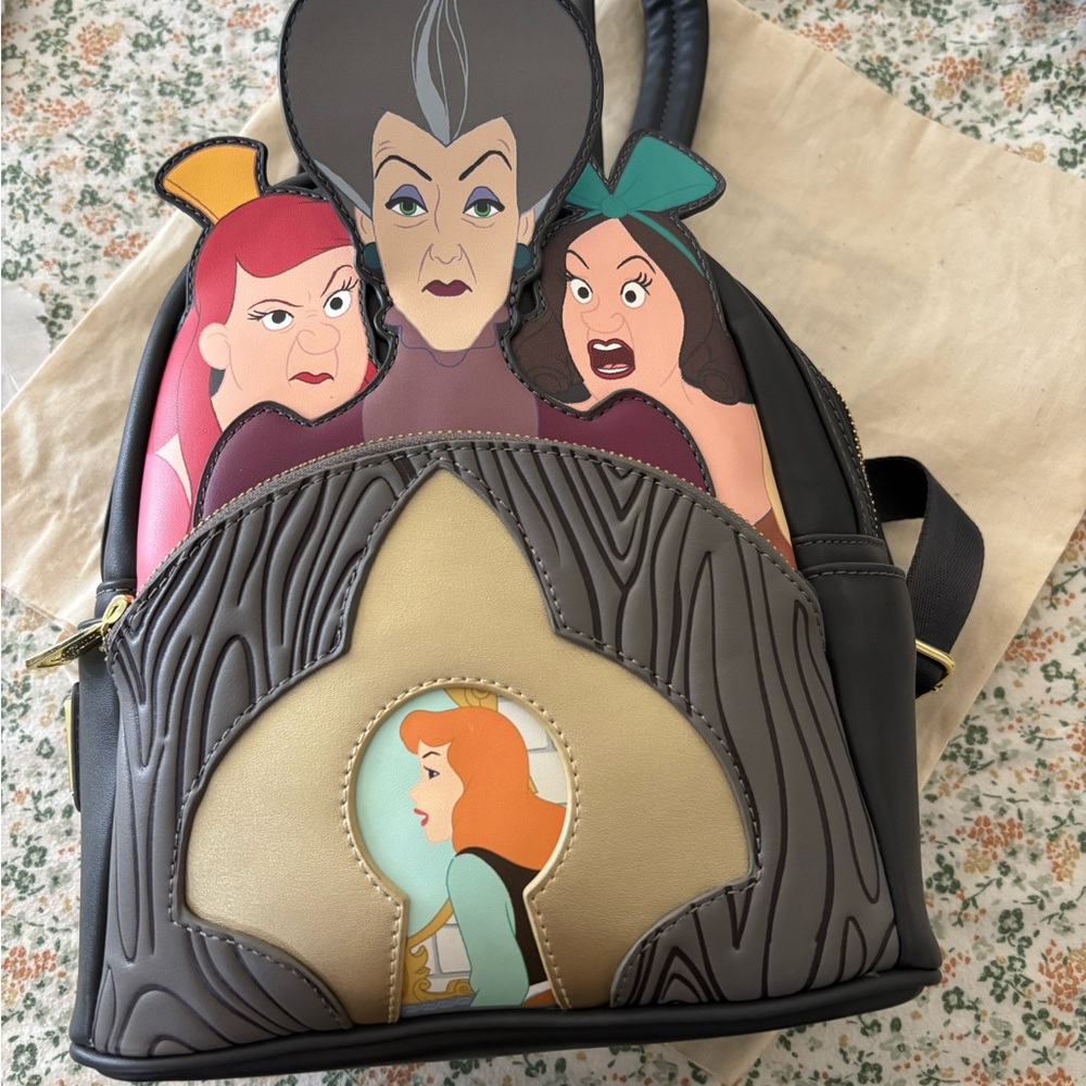Disney Black and Brown Villains Backpack
